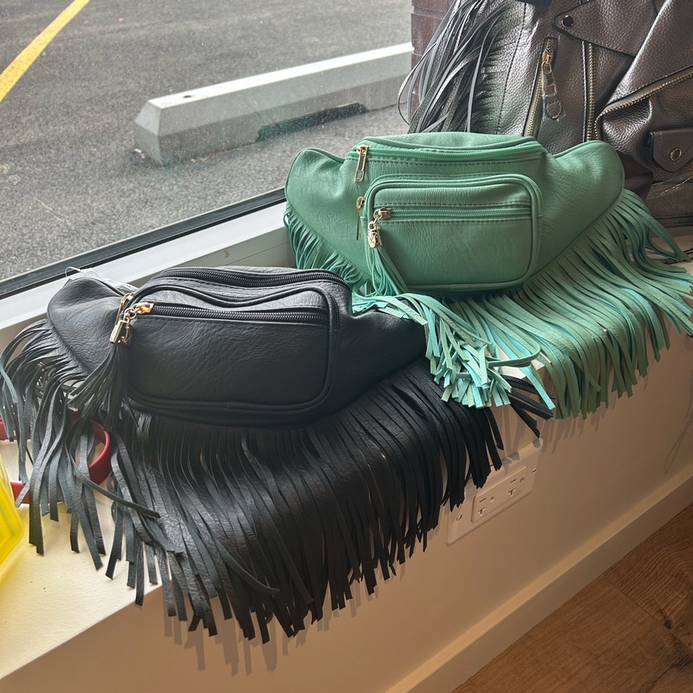 Mint Green waist pack or cross body bag